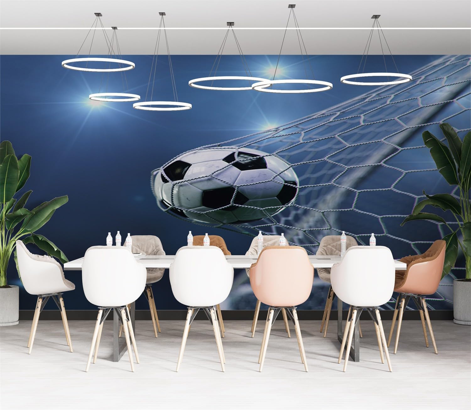 Amazon | SJYHNB 壁紙シール サッカースポーツ 写真の壁紙 装飾